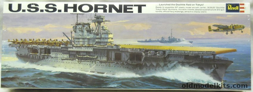 Revell 1/490 USS Hornet CV-8 with B-25s, H376-300 plastic model kit